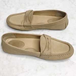 Frye | Rebecca Penny Tan Leather Moccasin Size 6.5